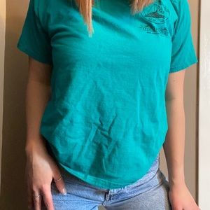 Gildan ultra cotton size L t-shirt - turquoise